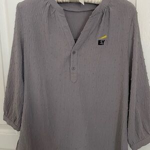 Gray Textured Men's Shirt